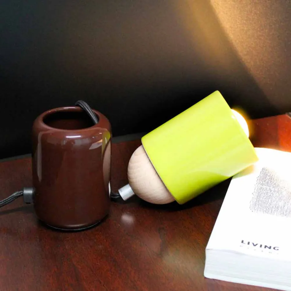 Moderne design keramische tafellamp gemaakt in Italië, Azië Viadurini