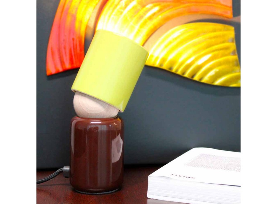 Moderne design keramische tafellamp gemaakt in Italië, Azië Viadurini
