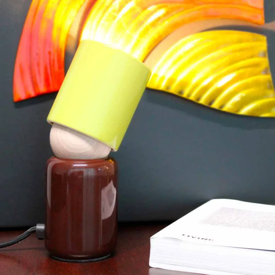 Moderne design keramische tafellamp gemaakt in Italië, Azië Viadurini