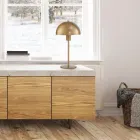 Tafellamp van geverfd staal in verschillende afwerkingen - Giulia Viadurini