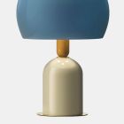 Tafellamp in aluminium en messing 3 luxe afwerkingen - Bonton van Il Fanale Viadurini