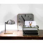 Tafellamp in messing met gouden of palladium afwerking Made in Italy - Adana Viadurini