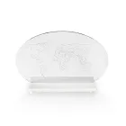 LED-aangedreven plexiglas tafellamp gemaakt in Italië - Rapunzel Viadurini