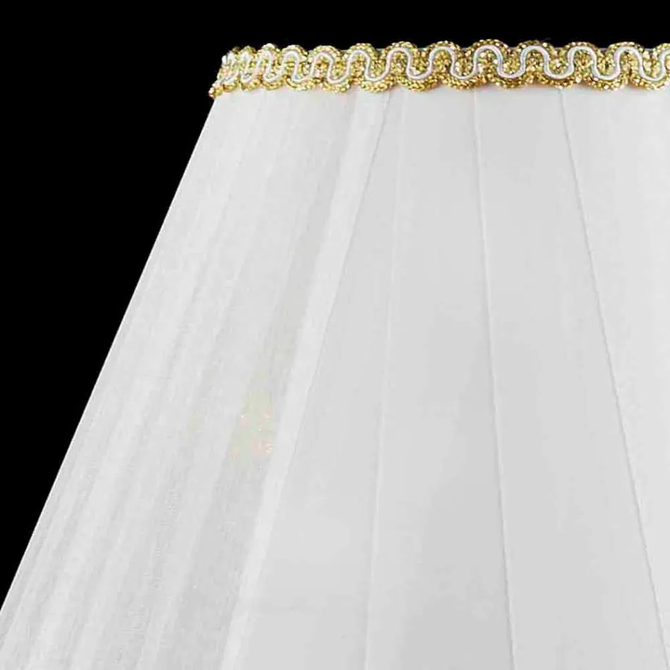 Glazen Tafellamp en Crystal Belle, made in Italy Viadurini