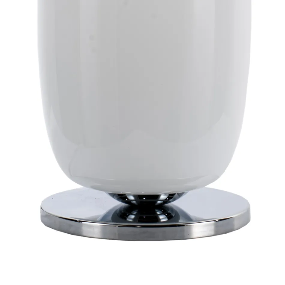 Handgeblazen glazen tafellamp in Venetië 16 22 cm - Bamboe Viadurini