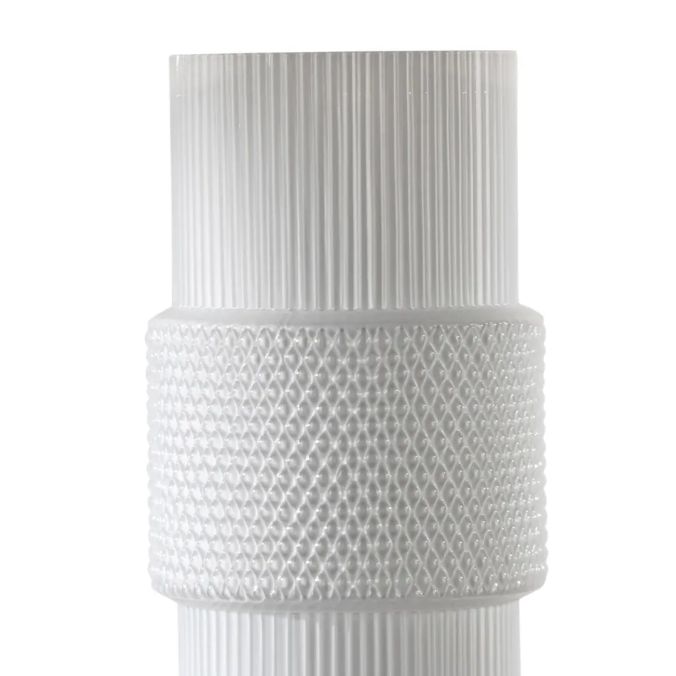 Tafellamp in handgeblazen glas in Venetië en metaal - Satomi Viadurini