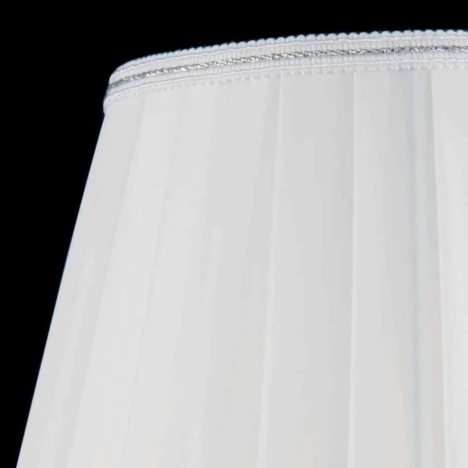 Lamp in transparante glazen tafel en cristallo Ivy, made in Italy Viadurini