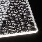 Tafellamp Led Crystal Acryl Gevouwen Laser Decor - Possett Viadurini