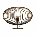 Hedendaagse tafellamp in gelakt staal, Ø48xH35 cm, Gabriella Viadurini