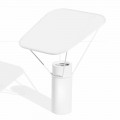 Moderne tafellamp in hars en wit katoen Made in Italy - Fiera