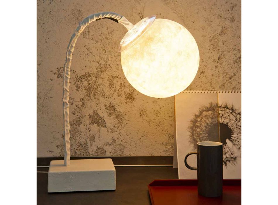 Tafellamp moderne flexibele steel In-es.artdesign MicroT Luna Viadurini