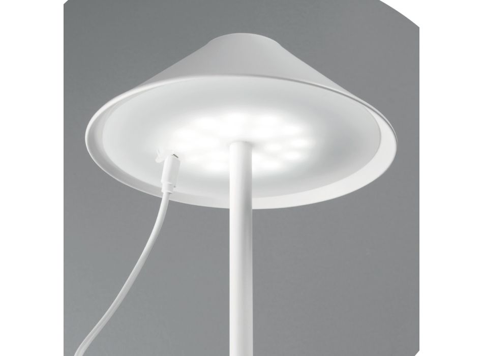 Buitentafellamp met USB-oplaad- en aanraaksysteem - Virghi Viadurini