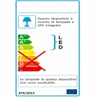 Gevormde tafellamp, Ferla plexiglas LED-lamp Viadurini