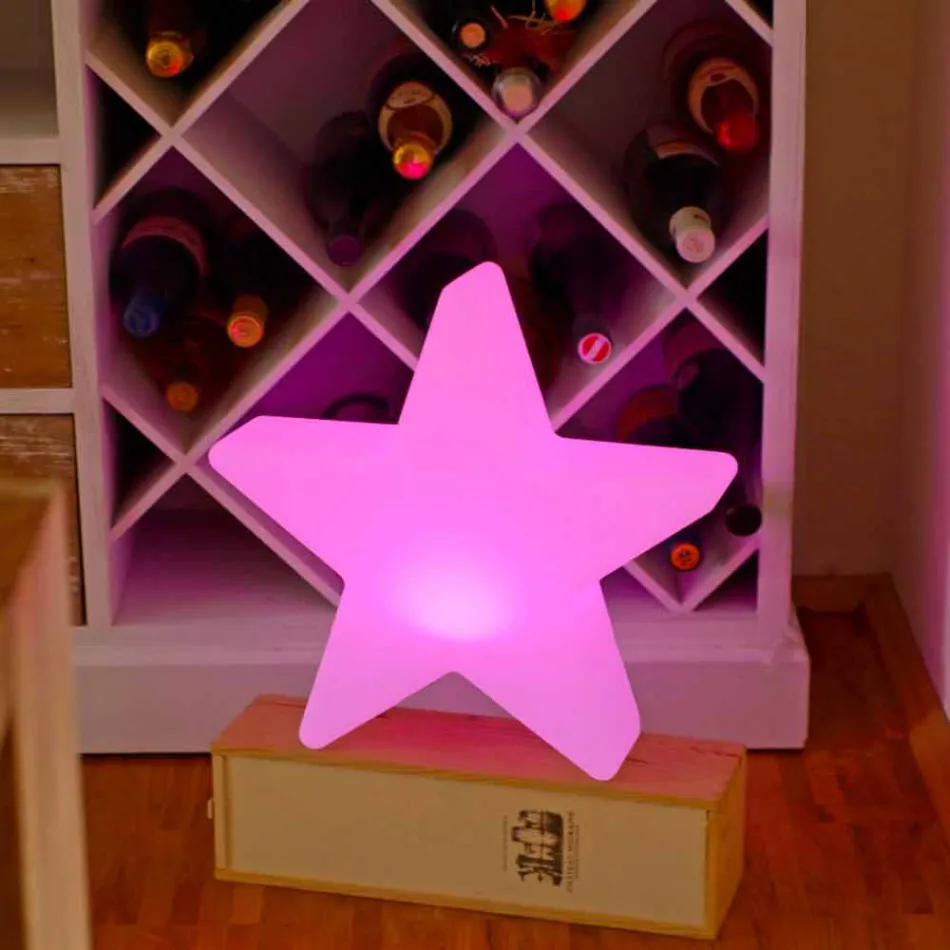 Polyethyleen Solar of LED Star Design Tafellamp - Ringostar Viadurini