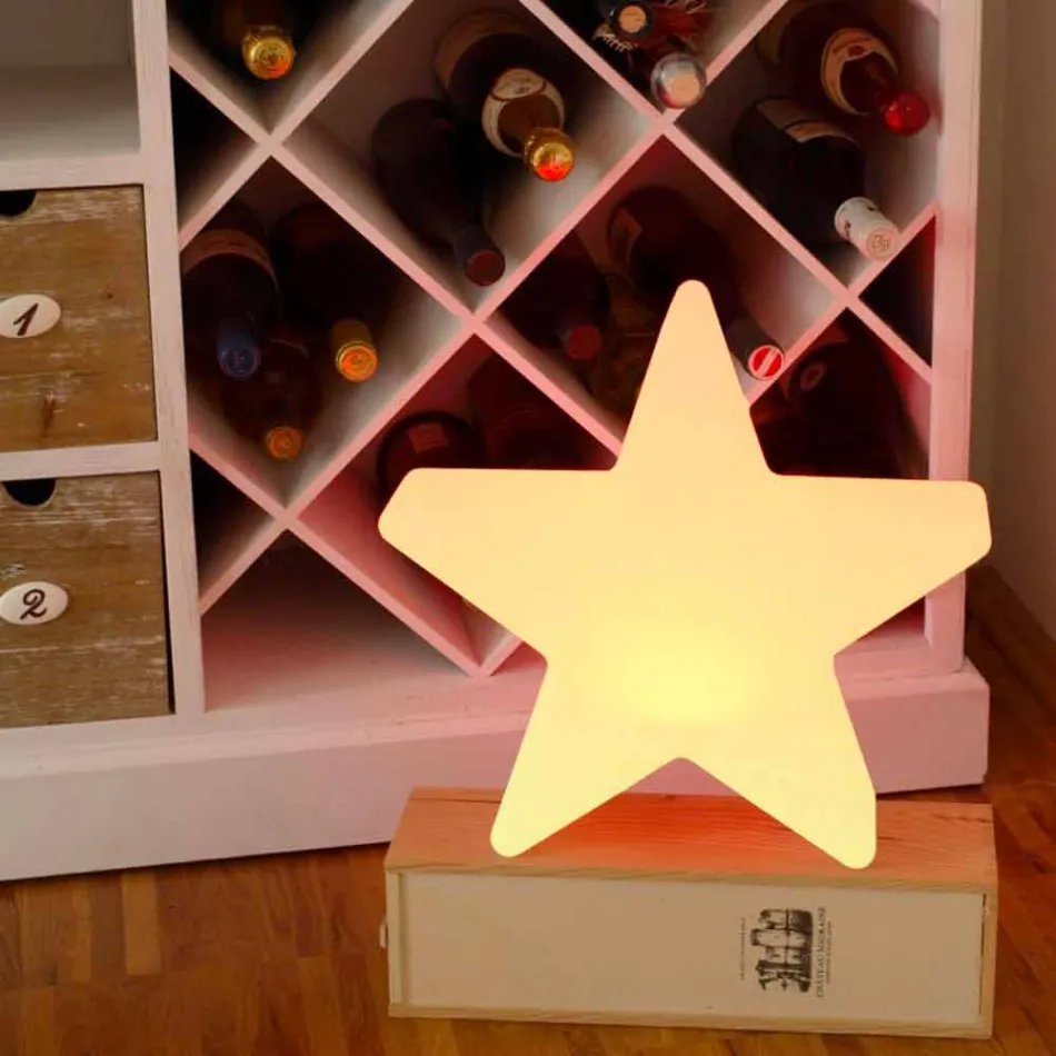 Polyethyleen Solar of LED Star Design Tafellamp - Ringostar Viadurini