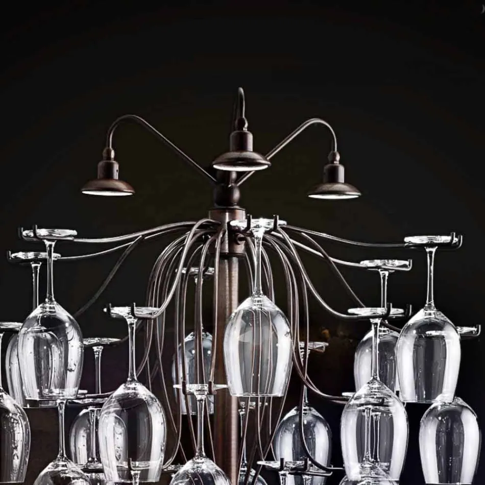 Floor lamp glazen vernietigde 30 Sauvignon Viadurini