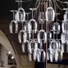 Floor lamp glazen vernietigde 30 Sauvignon Viadurini