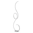 LED-vloerlamp met Design-Clack gelakte metalen structuur Viadurini