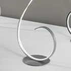 LED-vloerlamp met Design-Clack gelakte metalen structuur Viadurini