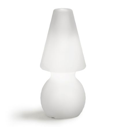 Led-vloerlamp in wit polyethyleen Made in Italy - Alvarez Viadurini