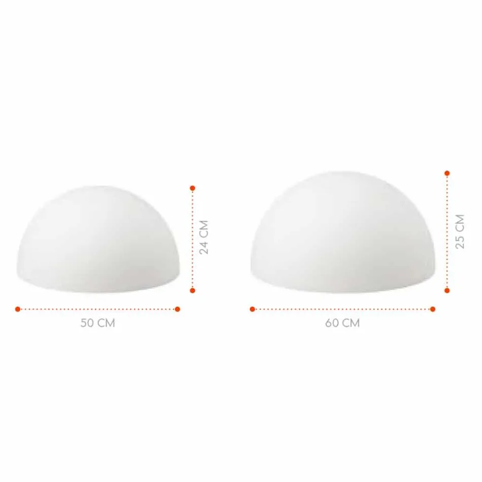 Semisphere Vloerlamp Attack to Choice 2 Maten Modern Design - Semistar Viadurini