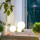 Vloerlamp op zonne-energie of LED rond gekleurd ontwerp - Globostar Viadurini