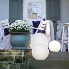 Vloerlamp op zonne-energie of LED rond gekleurd ontwerp - Globostar Viadurini