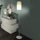 Handgeblazen Venetiaanse Glazen Vloerlamp - Bamboe Viadurini