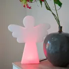 Witte vloerlamp E27, Led of Solar Angel modern design - Angelostar Viadurini