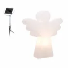 Witte vloerlamp E27, Led of Solar Angel modern design - Angelostar Viadurini