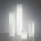 Slide Fluo cilindrische vloerlamp gemaakt in Italië Viadurini