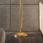 Klassieke vloerlamp in porselein en luxe geblazen glas - Eteria Viadurini