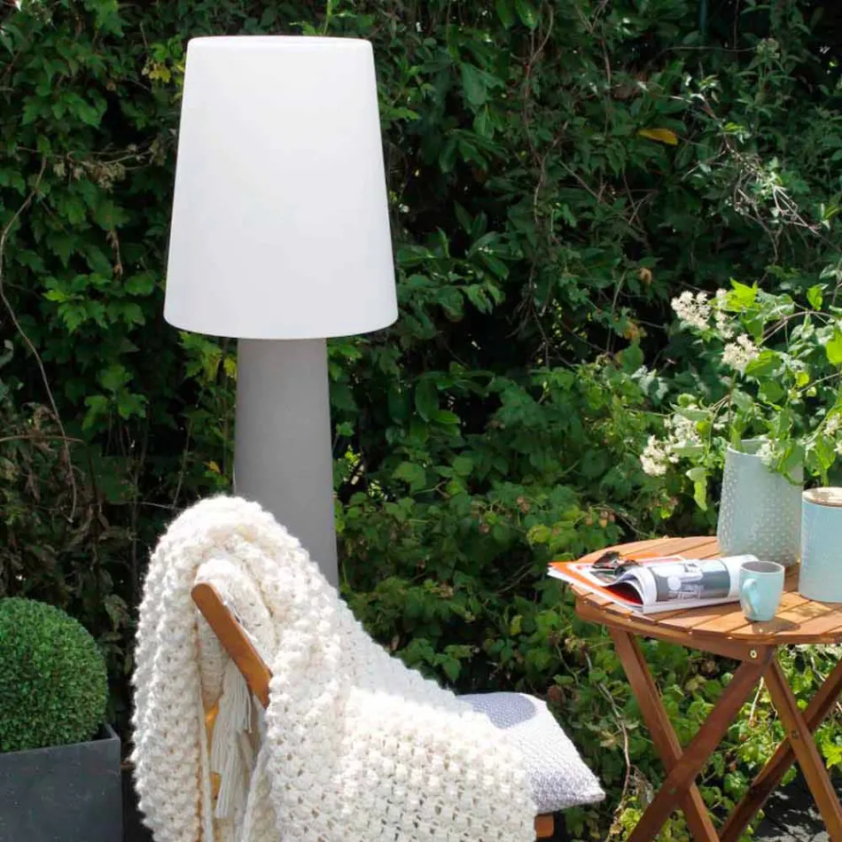 Gekleurde Vloerlamp Led, Solar of E27 Design Buiten en Binnen - Fungostar Viadurini