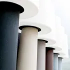 Gekleurde Vloerlamp Led, Solar of E27 Design Buiten en Binnen - Fungostar Viadurini