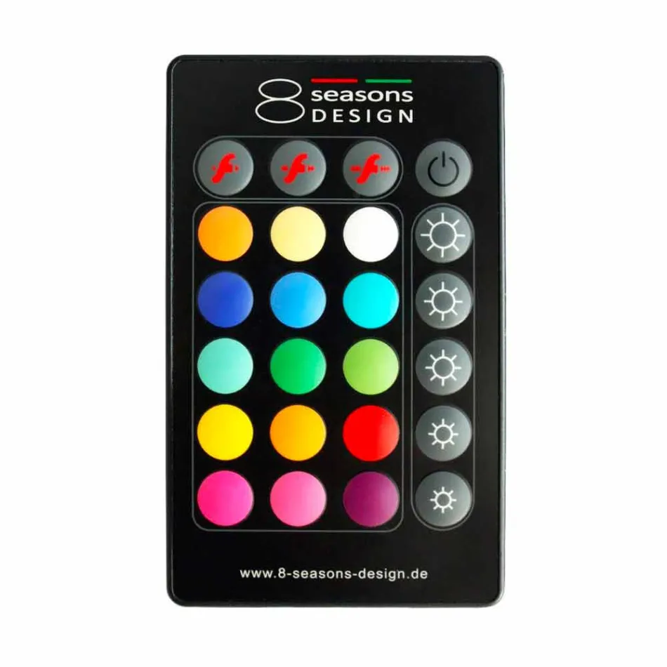 Gekleurde Vloerlamp Led, Solar of E27 Design Buiten en Binnen - Fungostar Viadurini