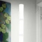 Vloerlamp met lampenkap in wit polyethyleen Made in Italy - Asturia Viadurini