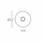 Vloerlamp met lampenkap in wit polyethyleen Made in Italy - Asturia Viadurini