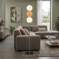 Lumira - Vloerlamp met drie lichtpunten in gelaagd glas, gemaakt in Italië.