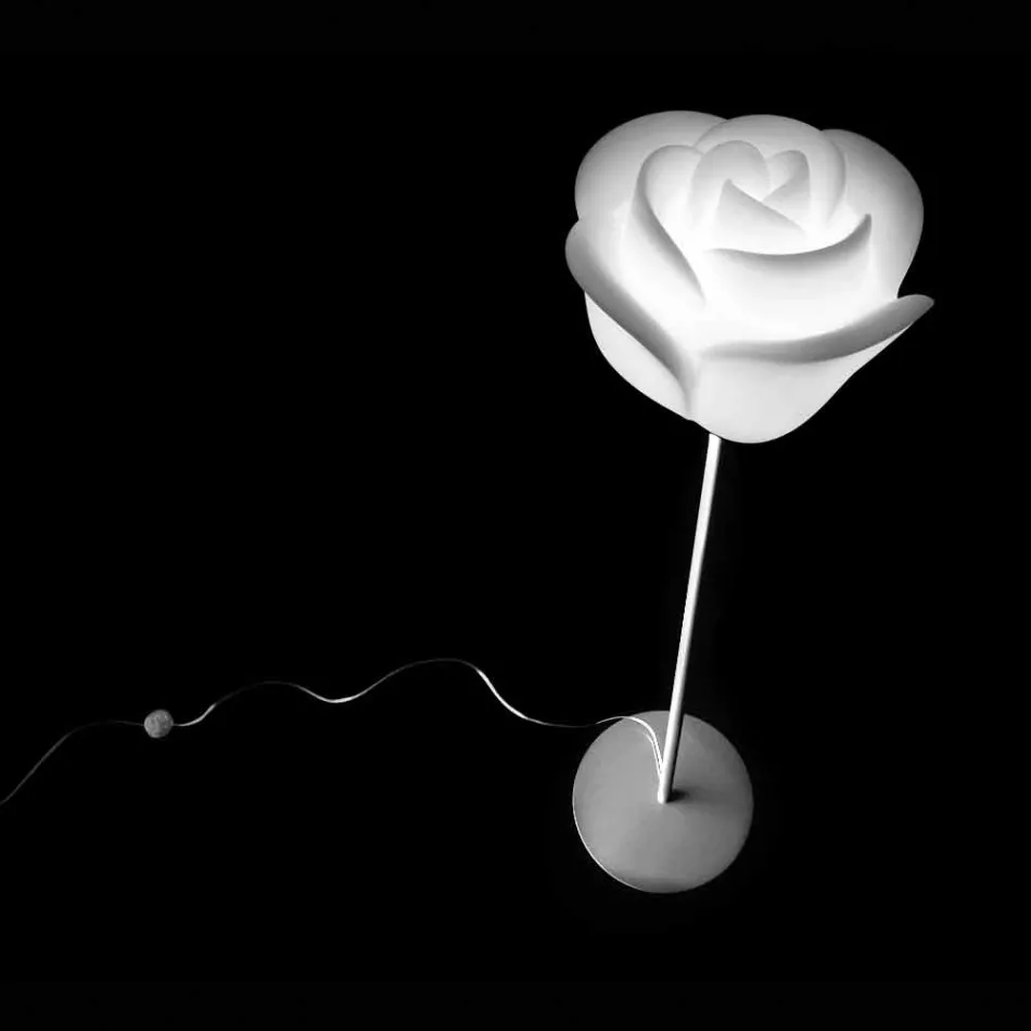 Plastic vloerlamp met bloemmotief voor binnen - Baby Love van Myyour Viadurini