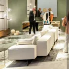 Design vloerlamp met glanzende metalen structuur Made in Italy - Donatina Viadurini