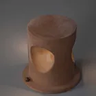 Staande lamp, modern design met 3 lampen, U-Boat - Toscot Viadurini