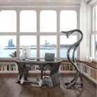 Moderne design vloerlamp Drago gemaakt in Italië Viadurini