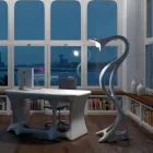 Moderne design vloerlamp Drago gemaakt in Italië Viadurini