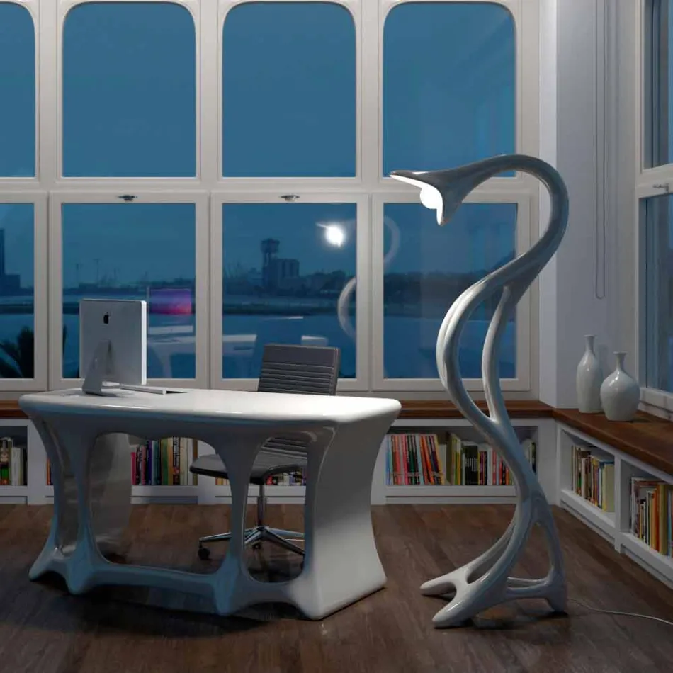 Moderne design vloerlamp Drago gemaakt in Italië Viadurini