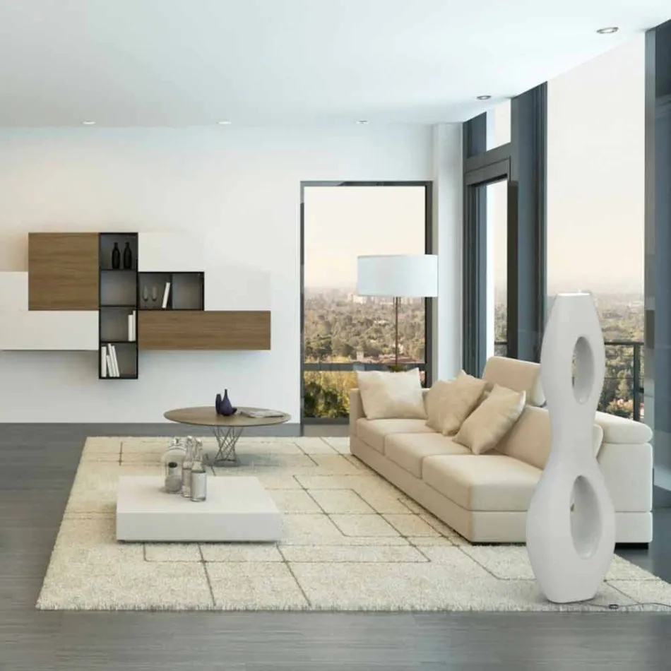 Modern Design Infinity vloerlamp gemaakt in Italië Viadurini