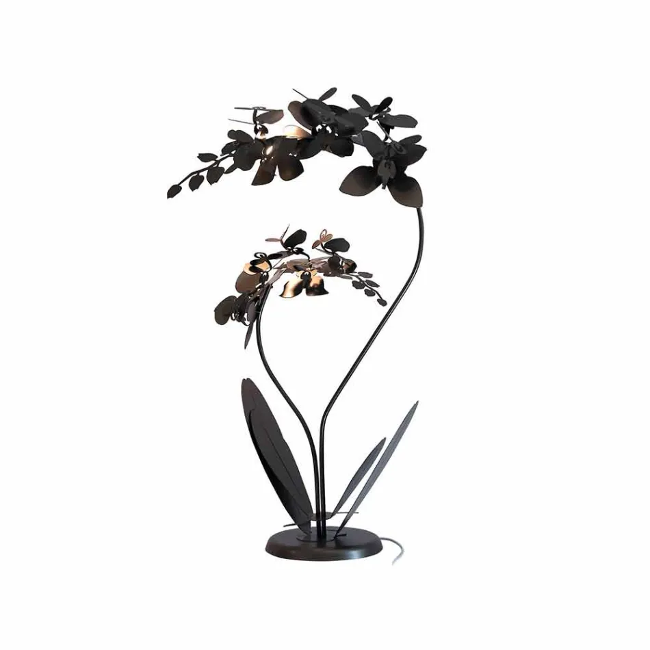 Moderne design ijzeren vloerlamp Made in Italy - Amorpha Viadurini