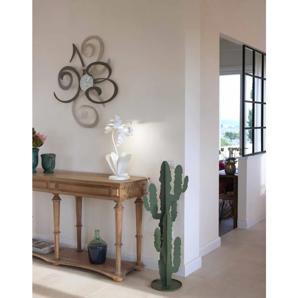 Moderne design ijzeren vloerlamp gemaakt in Italië - Amorpha Viadurini