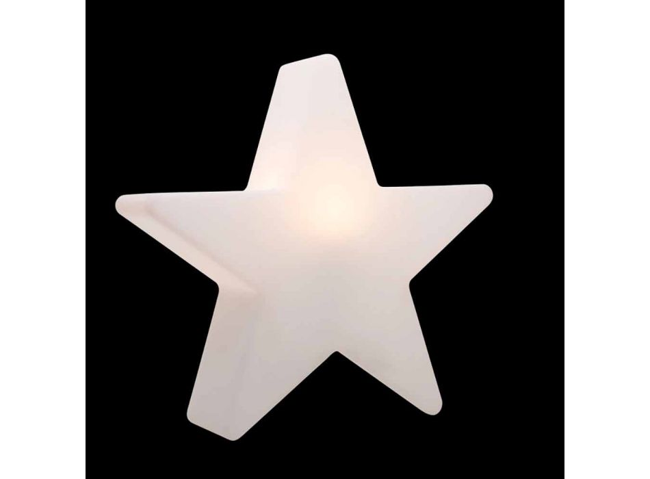 Witte of rode stervormige staande lamp, modern design - Ringostar Viadurini