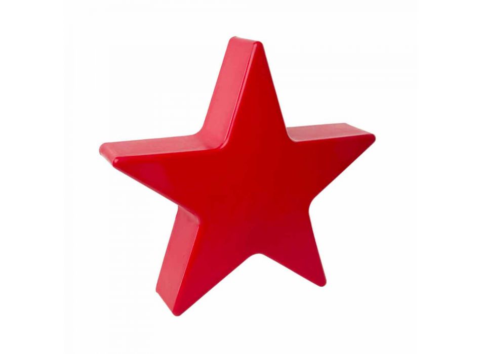 Witte of rode stervormige staande lamp, modern design - Ringostar Viadurini