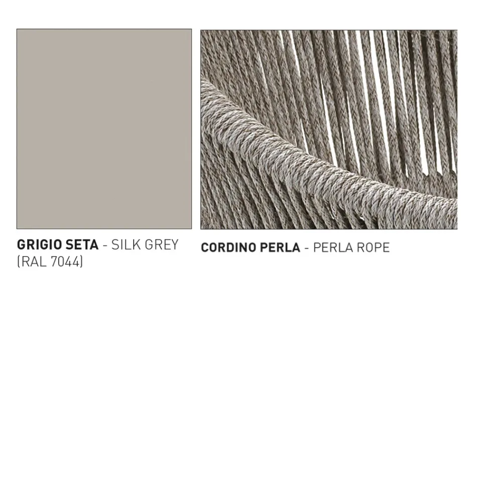 Vloerlamp in aluminium en vezels Made in Italy - Tibidabo van Varaschin Viadurini